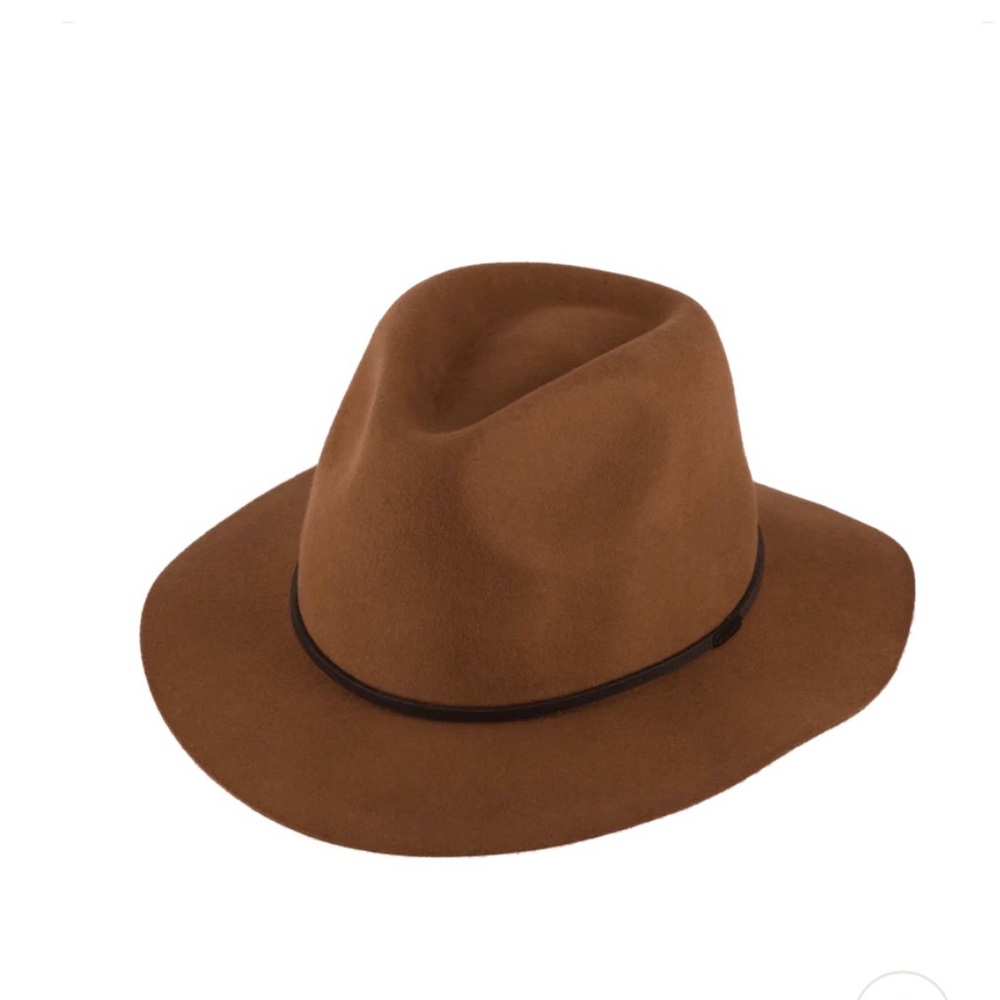 New Kooringal 100% Australian wool Fedora Rajah Med hat Chestnut UPF 50+